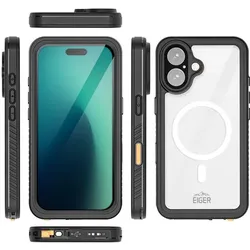 Eiger Avalanche (Apple iPhone 17), Smartphone Hülle, Transparent, Schwarz