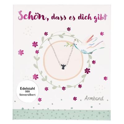 Edelstahl-Armband - Schön, dass es dich gibt