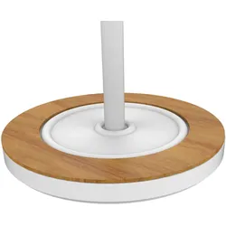 UNiLUX Kleiderständer BORA BAMBOO weiß, bambus 38,0 x 178,0 cm 6 Haken