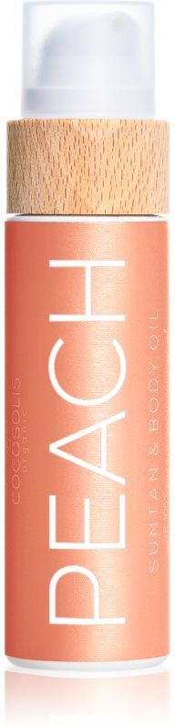 COCOSOLIS PEACH pflegendes und bräunendes Öl ohne Schutzfaktor mit Duft Peach 100 ml