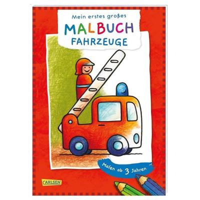 Ausmalbilder für Kita-Kinder: Mein erstes großes Malbuch: Fahrzeuge: Malen ab 3 Jahren, Taschenbuch von Eva Muszynski, Carlsen, 978-3-551-19102-1