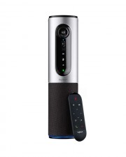 Logitech CONFERENCECAM CONNECT Videokonferenz-Webcam mit Freisprecheinrichtung HD 1080p 90° Blickfeld 4-fach Zoom Autofokus USB-Anschluss & Bluetooth für 1-6 Personen PC/Mac/ChromeOS Schwarz (960-001034)