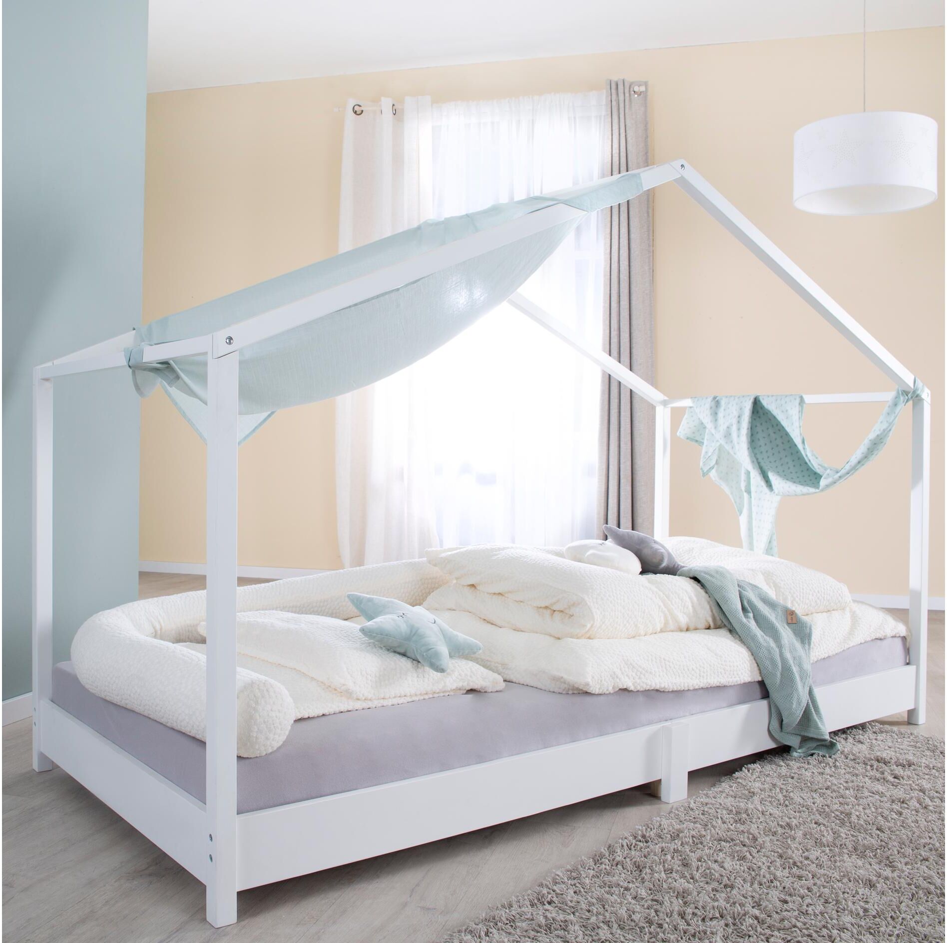 Kinderbett ROBA "90 x 200 cm", Baby, weiss (weiß), Betten Kinderbett weiß Einheitsgröße
