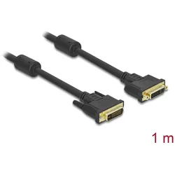 DELOCK DVI Kabel DVI(24+5) -> DVI(24+5) St/Bu 1.00m Gold