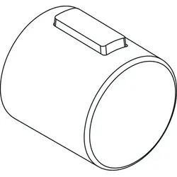 Ideal Standard Thermostatgriff, o. Bedruckung, Chrom , F960952AA F960952AA