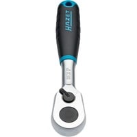 HiPer Feinzahn-Umschaltknarre 863HP, 1/4" schwarz/blau, Betätigungswinkel 4°, Kugelsicherung