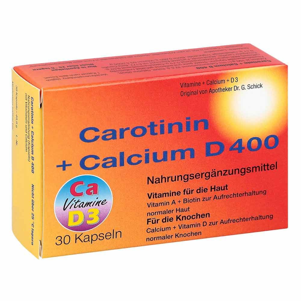 Inkosmia GmbH & Cie.KG Carotinin + Calcium D 400 Kapseln 00214161