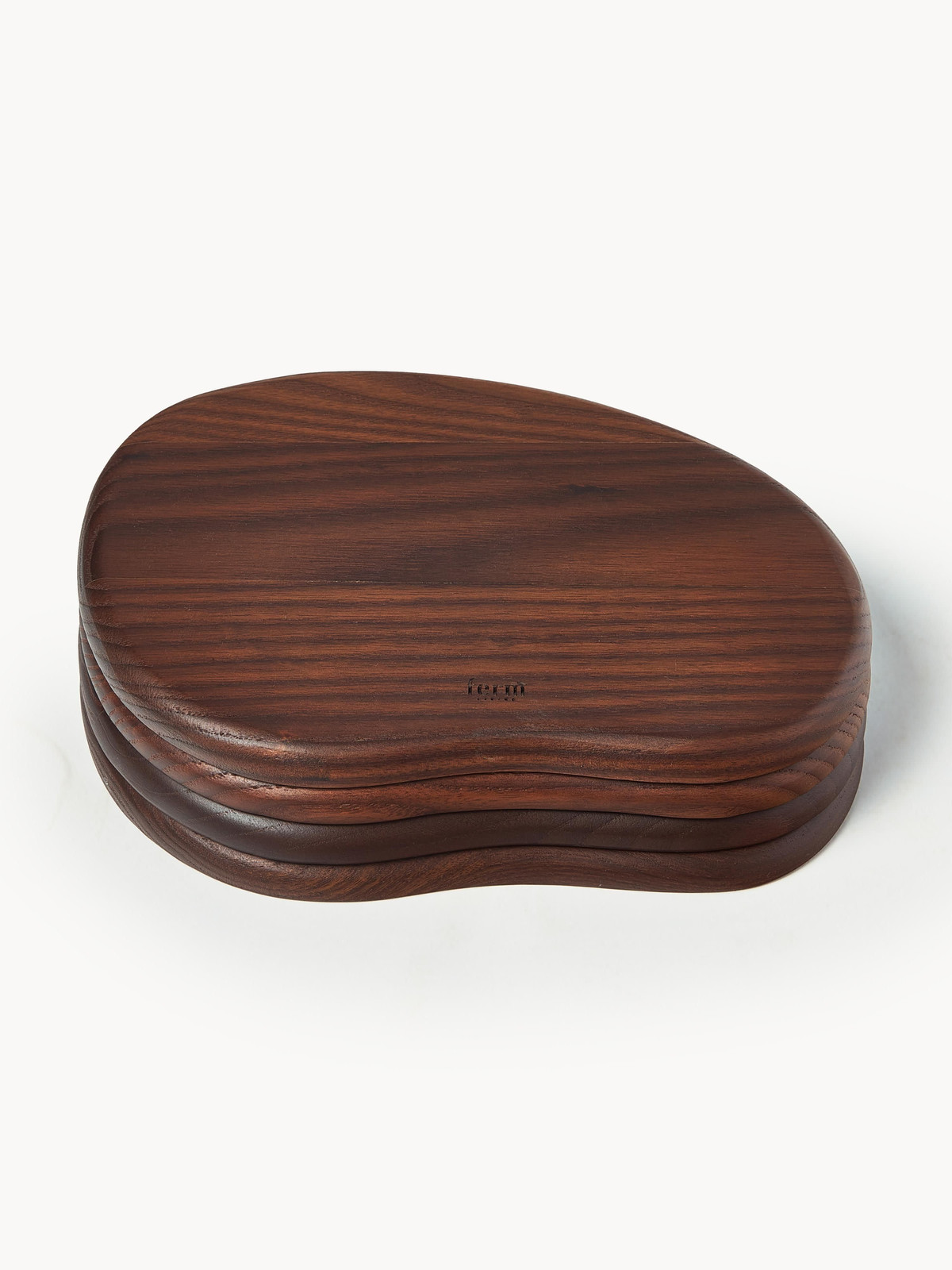 Ferm LIVING Cairn snijplanken van essenhout, 4-delig