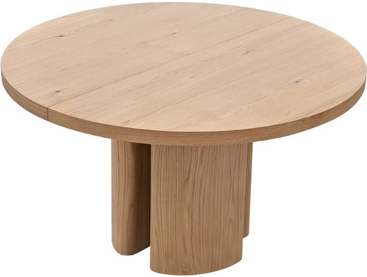 NOMAÏ Tisch ausziehbar RONDA 130-175x130x76cm eiche
