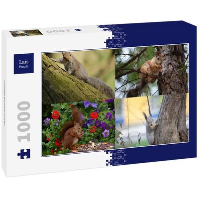 Lais Puzzle Collage Eichhörnchen 1000 Teile
