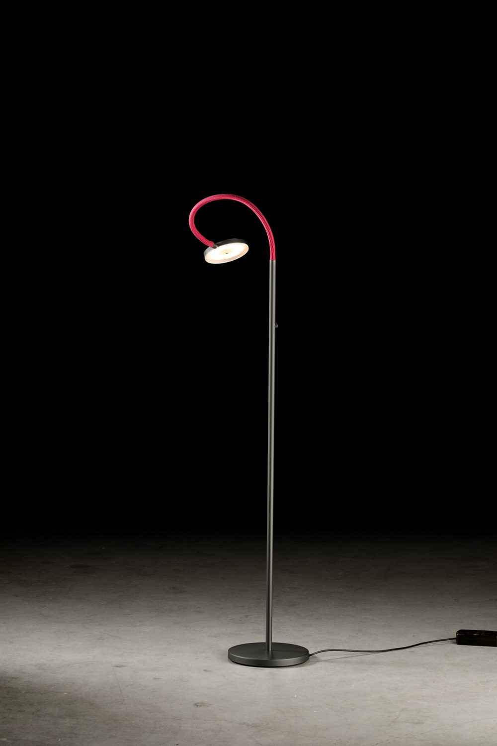 Holtkötter LED-Leseleuchte FLEX Platin/rot 9920-1-622 4251322750968