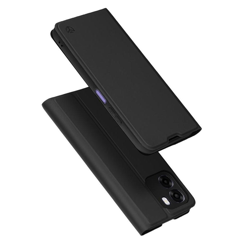 Techsuit - Magskin Book - Oppo A6x 4G / A6x 5G - Black (Oppo A6x 5G) (68616299)
