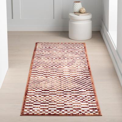Nuloom Nikita SpinClean Faded Geometric Machine Washable Area Rug