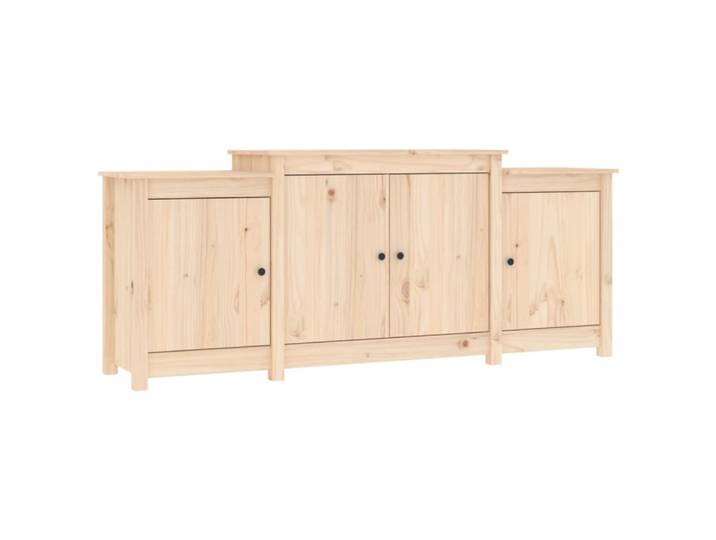 Buffet bahut commode armoire 164 x 37 x 68 cm bois marron