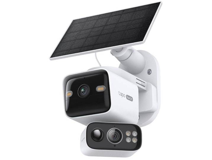 TP-Link Tapo Solar-Pow Dual-Lens Pan/Tilt Sec Cam Kit dispositif de sécurité pour maison intelligente