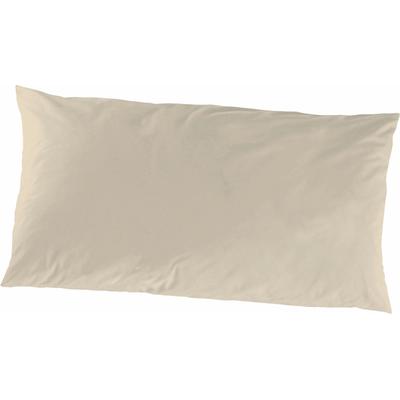 Kissenbezug PRIMERA "Primera Mako-Feinjersey Kissenbezug im Doppelpack", beige, B:80cm L:40cm, Feinjersey, Obermaterial: 100% Baumwolle, Kissenbezüge, Kissenbezug, In vielen Uni-Tönen