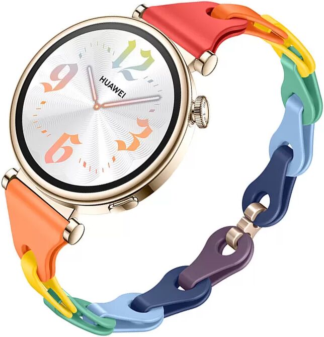 INF Silikon-Uhrenarmband für Huawei GT5/4 - 18mm Mehrfarbig 2