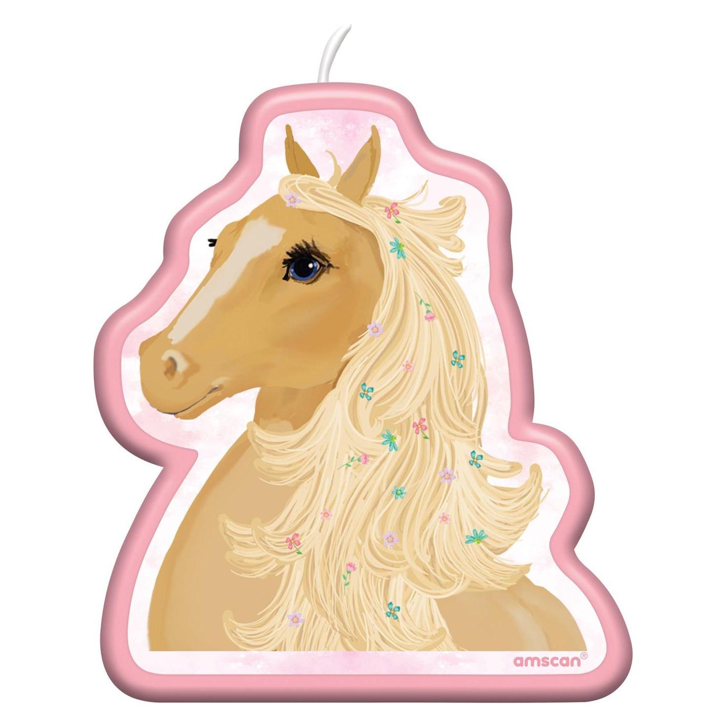 Amscan Kuchenkerze Pferd Beautiful Horses (1 Stk.) (9909888)