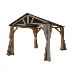 Never Indoor Pavillon KENT ca. 355 x 298 x 265 cm - Anthrazit