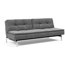 INNOVATION LIVING Schlafsofa Dublexo Chrom Stoff Grau Charcoal