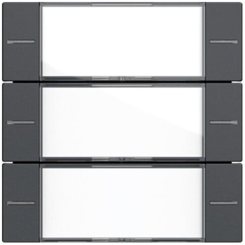Gira Set de bascules 3-fach BSF capteur tactile Anthracite (577328)