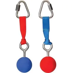 SCHILDKRÖT SLACKERS NINJA  - Ball, 2 Stück im Set (rot / blau), Größe ONE SIZE in Blau Blau