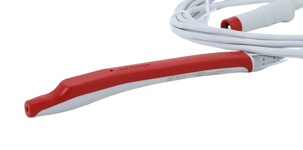 KLS Martin SE & Co. KG Dental HF-Elektroden-Handgriff smartPen, für 1,6mm ø Eektroden und fest angeschlossenem 4m Kabel ohne Taste für den Fußschalterbetrieb 80-214-12-04