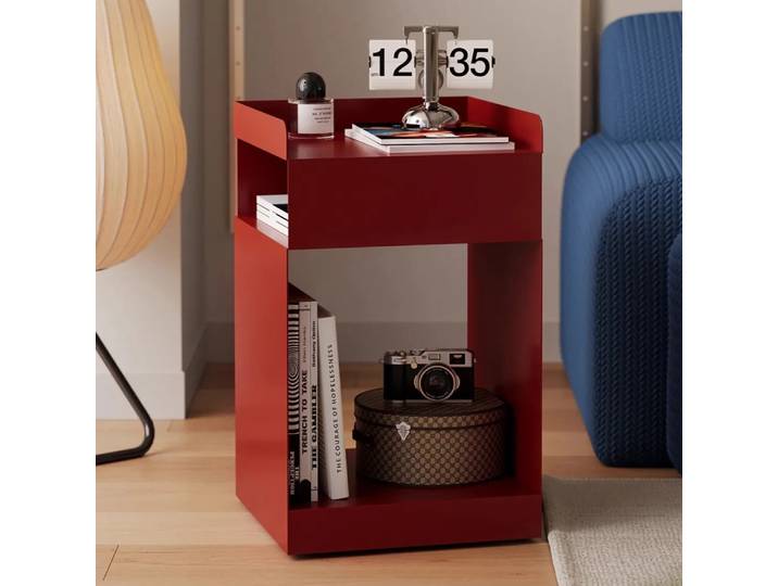 Tables basses en métal minimalistes, Table d'appoint créative, Tables de chevet de chambre à coucher, armoire de rangement mobile, Table basse de salon