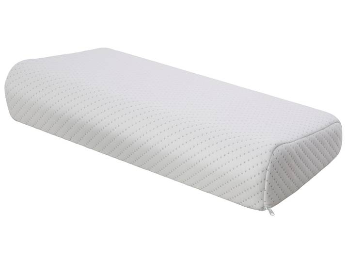 Nackenstützkissen BECO Vario , weiss (weiß), B:33cm H:11,5cm L:63cm, Bezug: 100% Polyester. Füllung: 100% Polyurethan, Kopfkissen, Nackenstützkissen, Zwei unterschiedliche Höhen und Härten