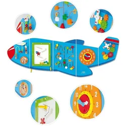 Viga Toys Wandspeelvliegtuig für Kinder ab 3 Jahren