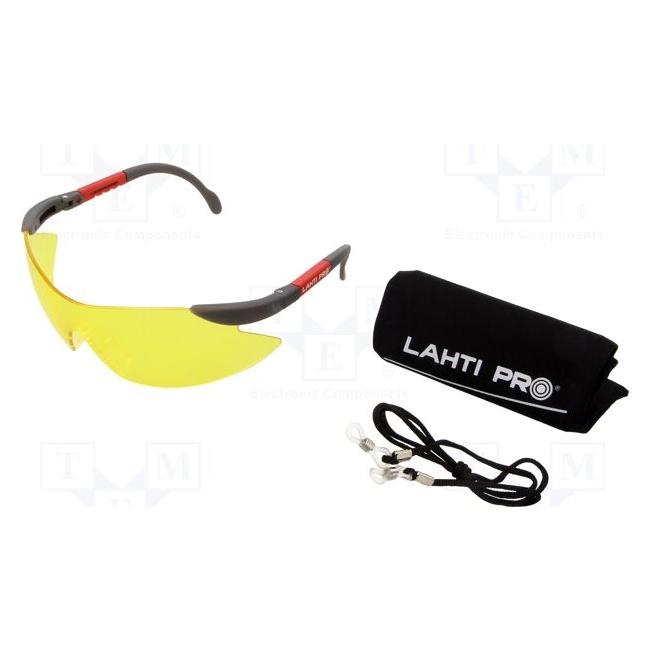 Lahti Pro Schutzbrille gelb mit UV-Filter F1 (46039) (46039)