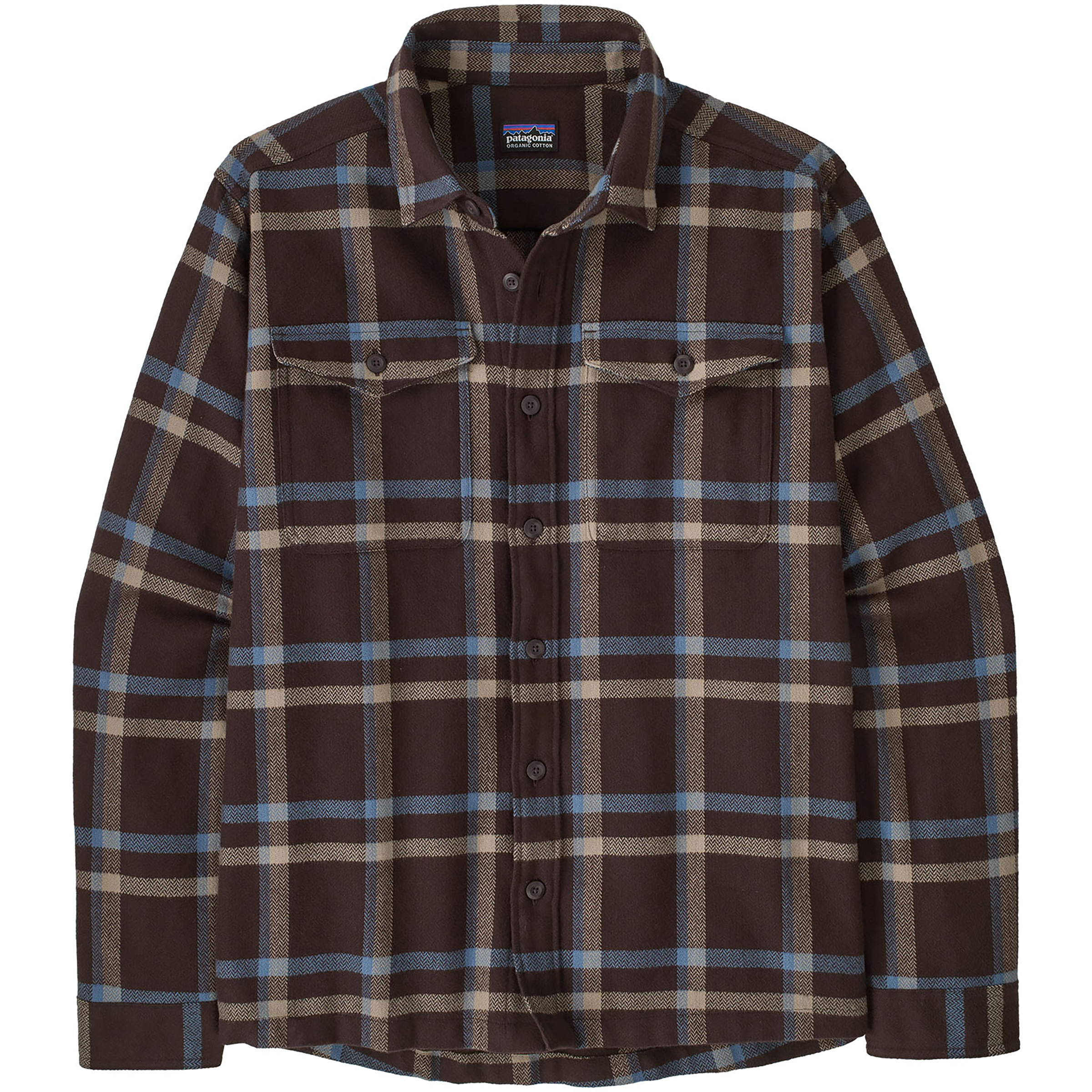 Patagonia Fjord Flannel Herren Hemden braun Größe XL Lifestyle Hautfreundlich