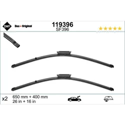 Scheibenwischer SWF 119396 für Renault Citroën Laguna III Grandtour C3 II
