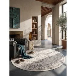 Teppich Kurzflor Creme 200x200 cm - KAVALA   Kadima Design