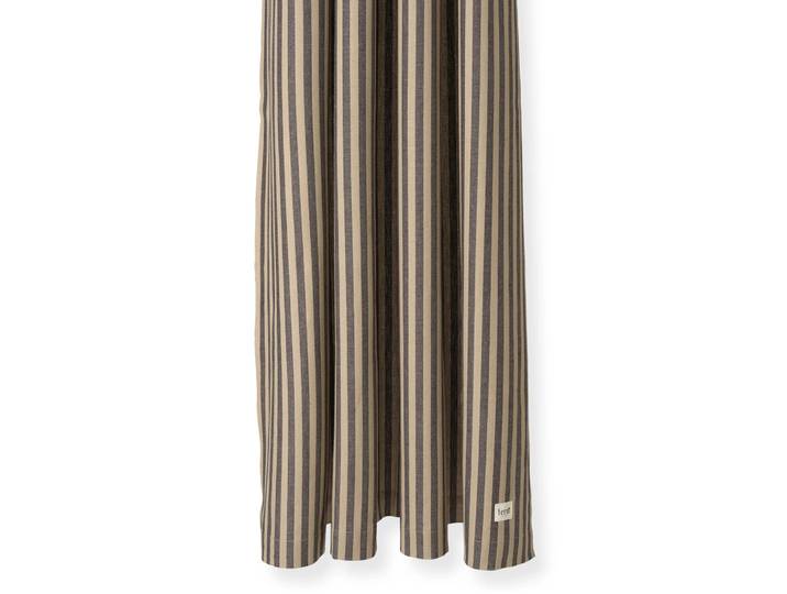Ferm Living Rideau de douche Chambray Sand-black