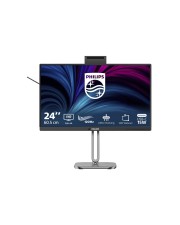 Philips 24B2U4301H 4000 Series LED-Monitor 61 cm 24" 23.8" sichtbar 1920 x 1080 Full HD 1080p @ 120 Hz IPS 1500:1 HDMI DisplayPort USB-C Lautsprecher Silber holzkohlefarben (24B2U4301H/00)