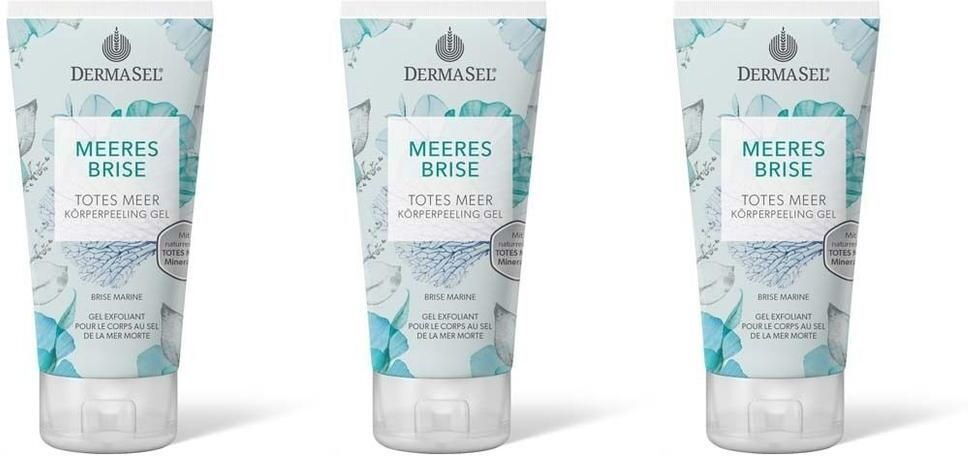 Dermasel Totes Meer Meeresbrise Körperpeeling Gel x3 3x100 ml