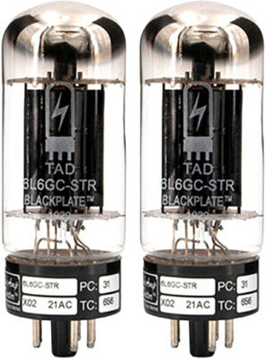 TAD 6L6GC-STR Blackplate Pair