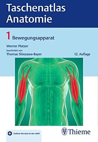 Werner Platzer - Taschenatlas Anatomie, Band 1: Bewegungsapparat - Preis vom 13.10.2026 19:28:25 h