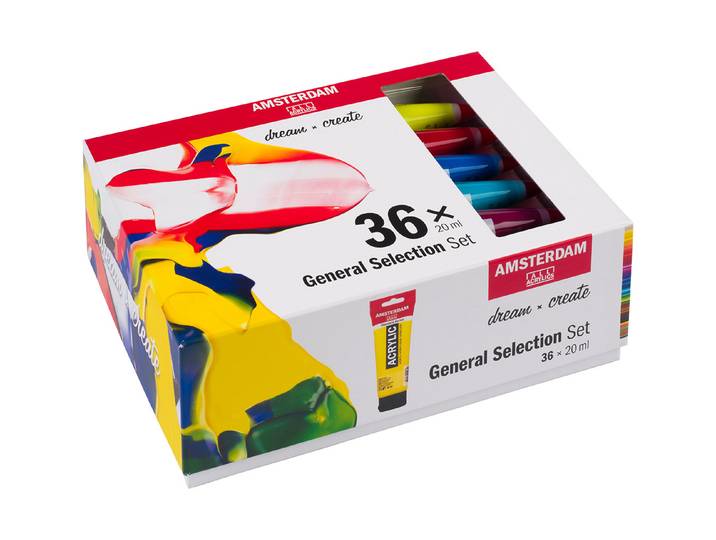 Amsterdam Acrylfarben-Set 36 × 20 ml