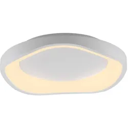 SCHÖNER WOHNEN-Kollektion LED-Deckenleuchte Monta Alu, Eisen, Stahl & Metall Weiß