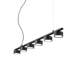 Ideal Lux 235486 Decken Kronleuchter Minor 6x15W | GX53 - schwarz