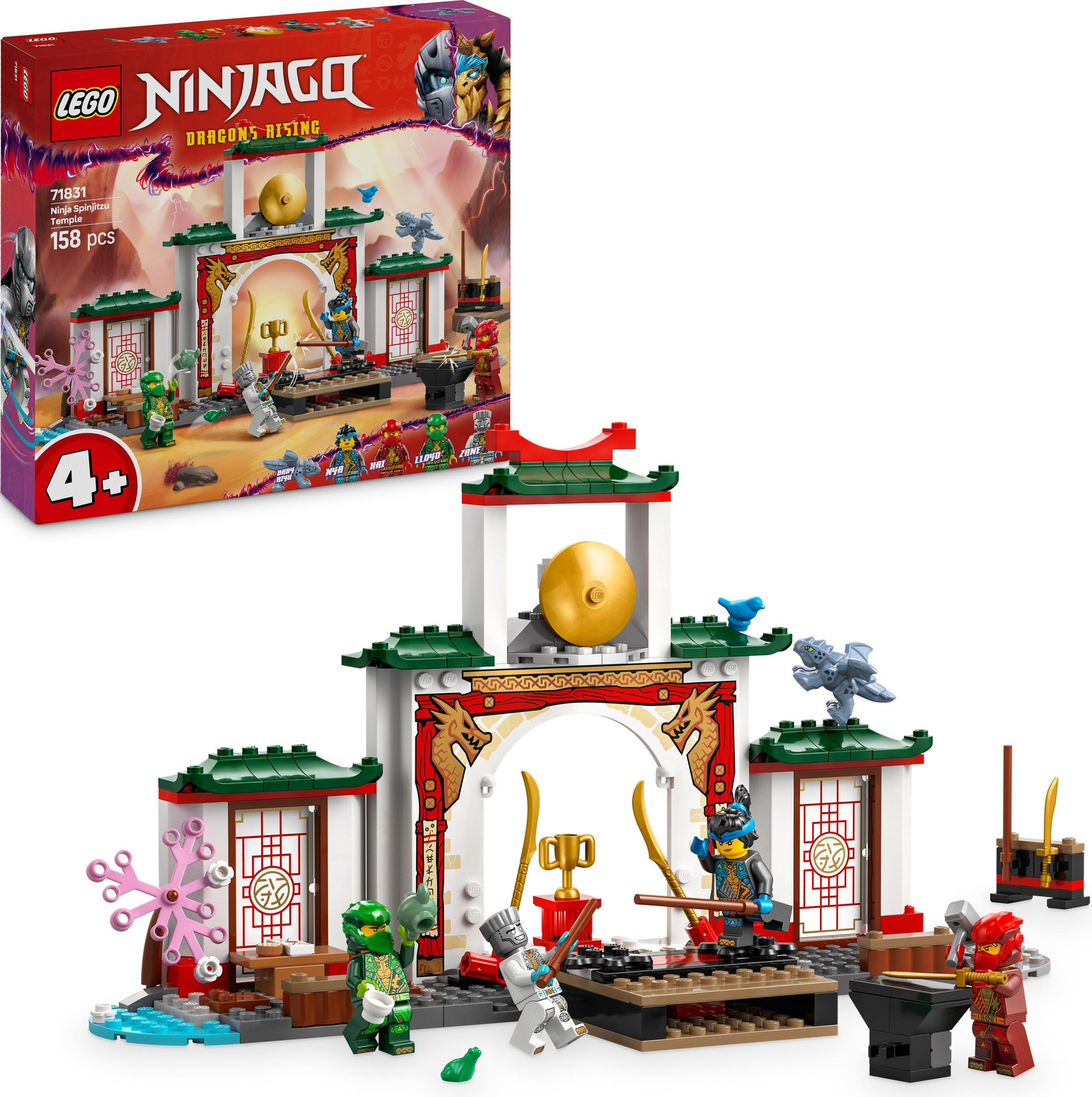 LEGO NINJAGO Tempel van de Spinjitzu Ninja-vechters 71831