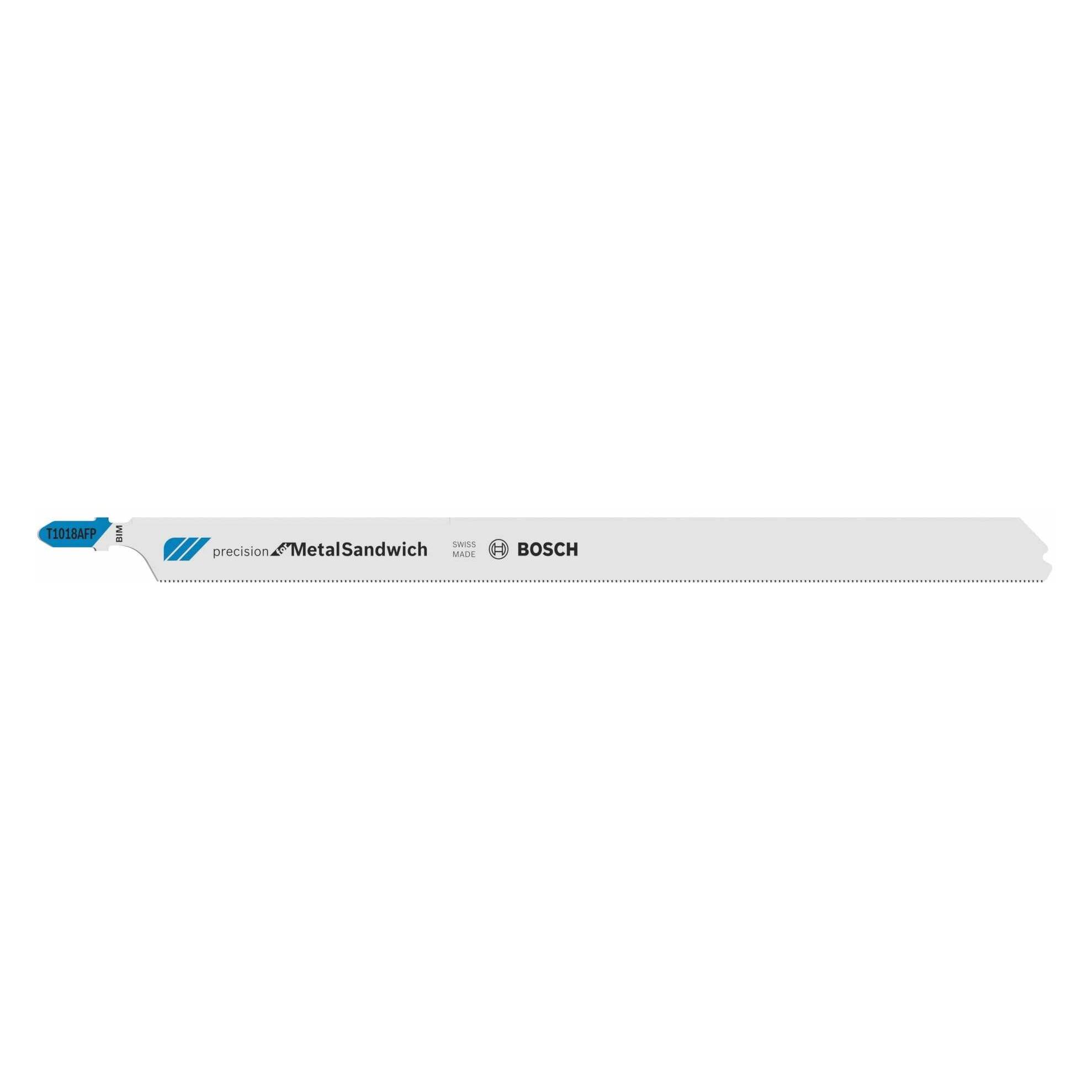 Bosch Professional Zubehör PRO Metal Sandwich T1018AFP Stichsägeblatt, 250 mm, 3-tlg. (2608636793)
