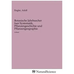 Botanische Jahrbuecher fuer Systematik, Pflanzengeschichte und Pflanzengeographie, Fachbücher