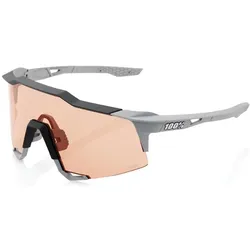100%, Damen, Sportbrille, Sportbrille Speedcraft Tall (Coral), Grau