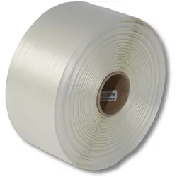 VEPATIM Textilumreifungsband weiss Polyester 16 mm Breite 850 meter auf Rolle