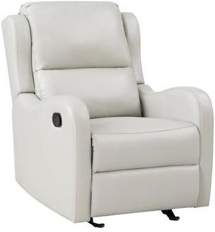 Fremont & Park Linden Faux Leather Glider Manual Reclining Chair