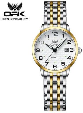 Fusion Finds Women's Quartz Watch With Stainless Steel Watch Band & Date Display Waterproof Dress Watch jb