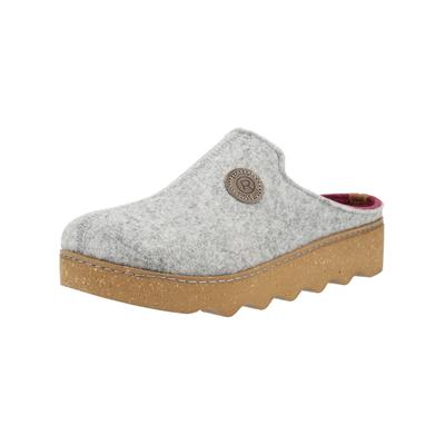 Hausschuh ROHDE "Rohde Hausschuhe Filz", Damen, Gr. 40, grau, Filz, Schuhe Hausschuh